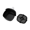 2.2 QT Air Fryer, Arctic White - Automatic Shutoff