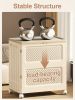 Large Capacity Waterproof Storage Bin with Wheels, Heavy Duty Rolling Storage Container with Lid