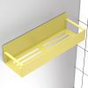 4 Pack Magnetic Spice Storage Rack Organizer for Refrigerator and Oven, Yellow Fridge Organizers and Storage