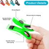 16 Pack Chip Clips Bag Clips, Office Paper Clamps, Multicolor Magnetic Clip for Food Packages, Multipurpose Plastic Clip for Food, Snack, Refrigerator