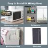 2 Pack Magnetic Spice Rack, Easy to Install on The Side of Refrigerator/Space Saving Kitchen Organization Shelf Organizer for Cabinet