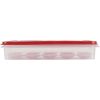 4 Pack Egg Keeper Food Storage Container, Clear/Red, 1 Count