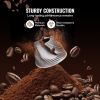 Coffee Maker with Grinder, 8 Cup Programmable Coffee Machine, Grind and Brew Coffee Maker with 24-Hour Timer for Auto Brew, Reusable Filter