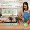 2-in-1 Electric Hot Pot & Grill Combo, Dual Separate Temperature Control, Non-Stick Die-Cast Aluminum, Overheat Protection