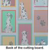 NEW Lots of Harlequin Natural Ears Great Dane Glass Cutting Board Decorative Tempered Glass Kitchen Cutting and Serving Board Large Size Chopping Boar