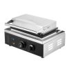 Commercial Waffle Maker, 10PCS Rectangle Waffle Baker Machine, 1550W Non-Stick Stainless Steel Belgian Waffle Iron with Temp and Time Control, Handle