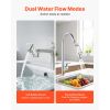 1080° Swivel Faucet Extender, 2 Sprayer Modes Sink Water Faucet Aerator Extension, Kitchen Bathroom Rotatable Spray Attachment with Brass Robotic Arm