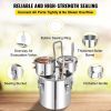 Alcohol Still, 13.2Gal / 50L Stainless Steel Water Alcohol Distiller Copper Tube Home Brewing Kit Build-in Thermometer for DIY Whisky Wine Brandy