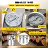 Alcohol Still, 13.2Gal / 50L Stainless Steel Water Alcohol Distiller Copper Tube Home Brewing Kit Build-in Thermometer for DIY Whisky Wine Brandy