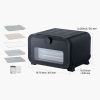 Pizza Oven, 8 Presets Electric Pizza Ovens Air Fry Combo, 12-Inch Indoor Pizza Maker Smart Knob Control , 750 Fahrenheit Max Temp