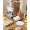 Manual Pizza Dough Press Machine, 9.5 inch Pizza Pastry Press Plate, Stainless Steel Bread Presser, Commercial Chapati Sheet Crust Maker
