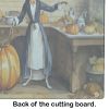 NEW Italian Greyhound Fall Kitchen Pumpkins Glass Cutting Board Decorative Tempered Glass Kitchen Cutting and Serving Board Large Size Chopping Board