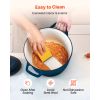 Enameled Cast Iron Dutch Oven, 6 Quart Pot with Lid and Dual Handles, Heavy-Duty Durable Cookware Pan, Oven Induction Compatible up to 500 F