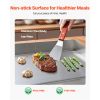 Commercial Electric Griddle, 21 x 11.8 inch, 1750W, 122-570 Fahrenheit Adjustable Temp Control