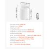 Soap Dispenser, 300 ml / 10 oz, Rechargeable Automatic Hand Soap Dispenser with Pump, 2 Adjustable Levels