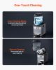 Commercial Slushy Machine, 12L Single Tank Frozen Drink Machine, 48 Cups Stainless Steel Margarita Smoothie Frozen Drink Maker