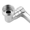 1080° Swivel Faucet Extender, 2 Sprayer Modes Sink Water Faucet Aerator Extension, Kitchen Bathroom Rotatable Spray Attachment with Brass Robotic Arm