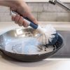 Sink and Dish Scrub Brush, Kitchen Washing Scrubber for Hard-to-Reach Corners, Small Cleaning Supplies, Non-Scratch Bristles, Glassware, Pots, Pans