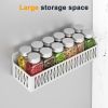 4 Pack Large Magnetic Spice Rack for Refrigerator, Spice Rack Organizer