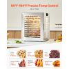 Food Dehydrator Machine, 12 Stainless Steel Trays, 850W Electric Food Dryer with Adjustable Temperature & 24-Hour Timer, Freeze Dryer for Jerky, Meat