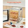 Food Dehydrator Machine, 12 Stainless Steel Trays, 850W Electric Food Dryer with Adjustable Temperature & 24-Hour Timer, Freeze Dryer for Jerky, Meat