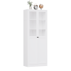 72" Metal Kitchen Pantry Cabinet with Doors & Shelves, Tall Heavy-Duty Adjustable Storage Organizer