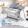 3 in 1 Pasta Maker Machine - 9 Adjustable Thickness Settings Aluminum Alloy Pasta Roller & 2 Width Cutters for Fresh Spaghetti, Fettuccini, Lasagna