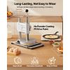 Manual Pizza Dough Press Machine, 9.5 inch Pizza Pastry Press Plate, Stainless Steel Bread Presser, Commercial Chapati Sheet Crust Maker