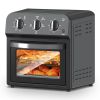 Family Size Air Fryer Toaster Oven Combo,13QT,360° Hot Air Circulation for Healthy Oil-Free Cooking, Multifunctional Convection Contertop Oven