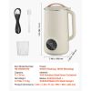 8-in-1 Nut Milk Maker, 34 oz Soy Milk Maker with 180W Blending, for Homemade Oat, Nut, Soy, Juice, Milkshake, Rice Cereal