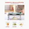 Vegetable Chopper Mandoline Slicer, All-in-1 Food Veggie Cutter with 8 Stainless Steel Blades, Cheese Grater Onion Potato Salad Dicer with Container