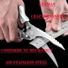 "Multi-Purpose Kitchen Shears - German Stainless Steel Construction - Perfect for Chicken, Fish & Vegetable Prep"