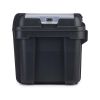 16-inch Toolbox, Plastic Tool and Hardware Storage, Black