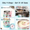 Insulated Lunch Boxes, Insulated lunch box for kids, Double Wall Vacuum Insulation & Exquisite 3D Pattern Design, For School Or Office, Christmas Gift